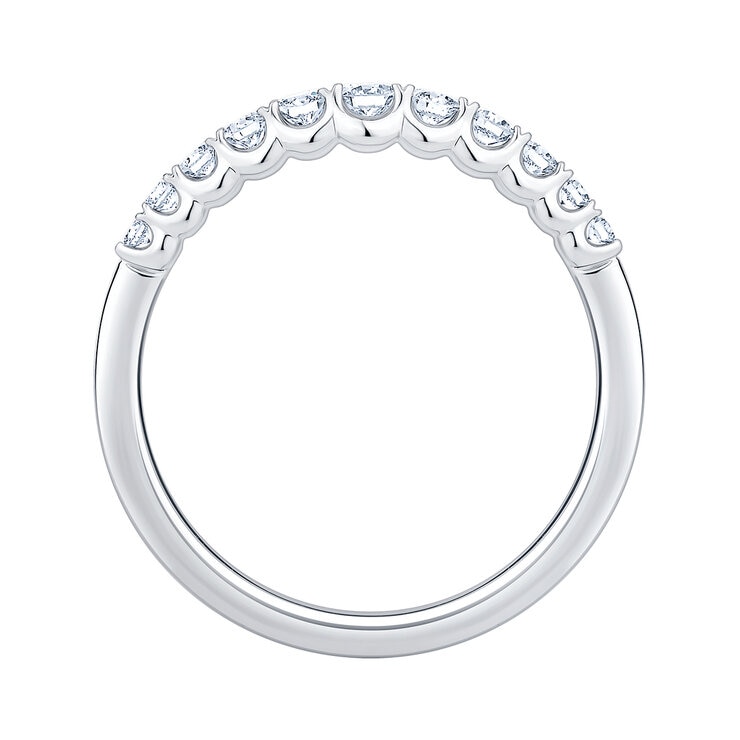 Anillo, 0.35ctw Diamantes, de Oro Blanco 14K — Imagen 3 de 4