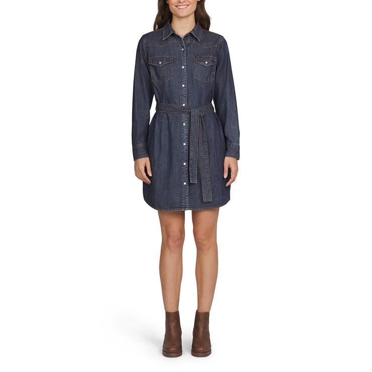 Wrangler Vestido de Mezclilla para Dama Varias Tallas y Colores — Imagen 2 de 2