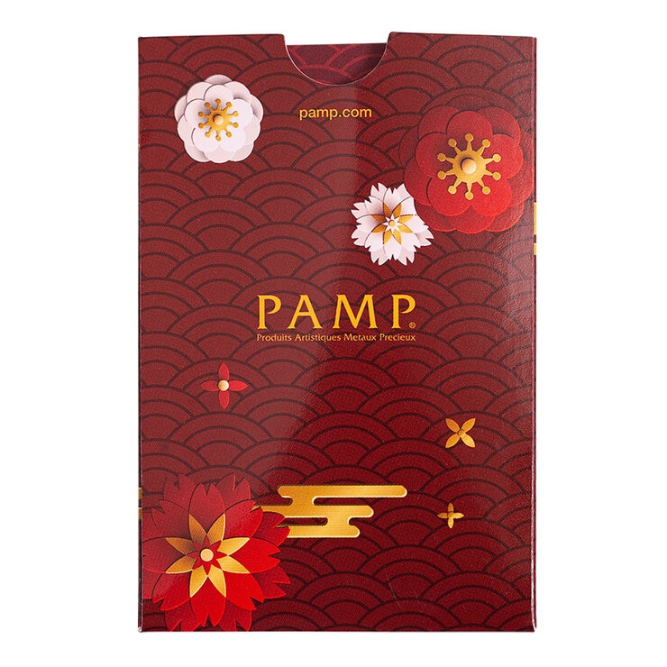 Lingote de Oro 1 oz troy PAMP, Buena Suerte Koi Fish — Imagen 4 de 4