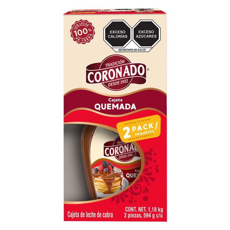 Coronado Cajeta 2 pzs de 594 gr — Imagen 1 de 4