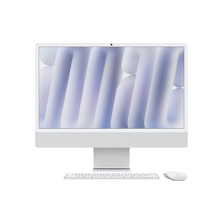 Apple iMac 24" 512GB 4.5K Chip M4 Plata CPU de 10 Núcleos GPU de 10 Núcleos Memoria Unificada de 24GB — Imagen 1 de 4
