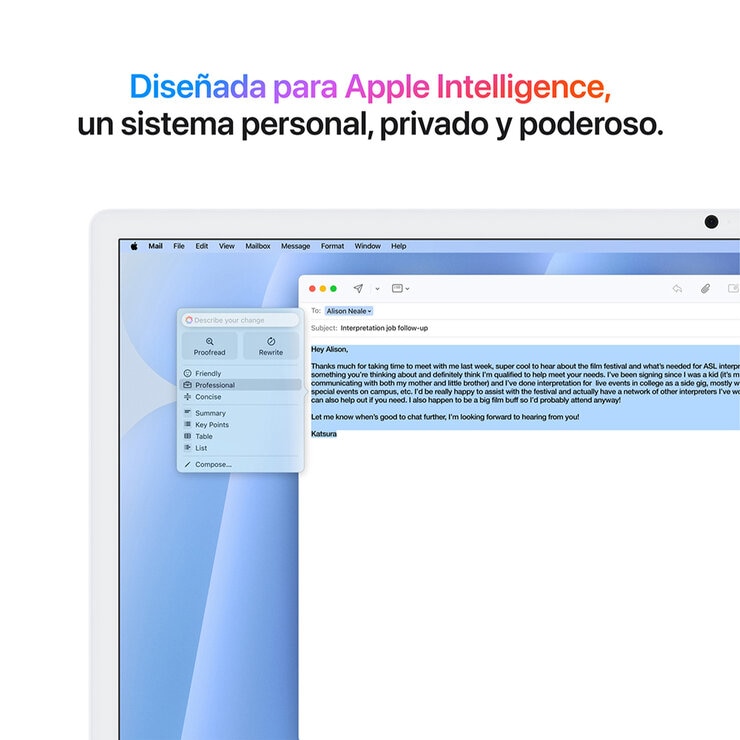 Apple iMac 24" 256GB 4.5K Chip M4 Azul CPU de 8 núcleos GPU de 8 núcleos Memoria unificada de 16GB — Imagen 4 de 4