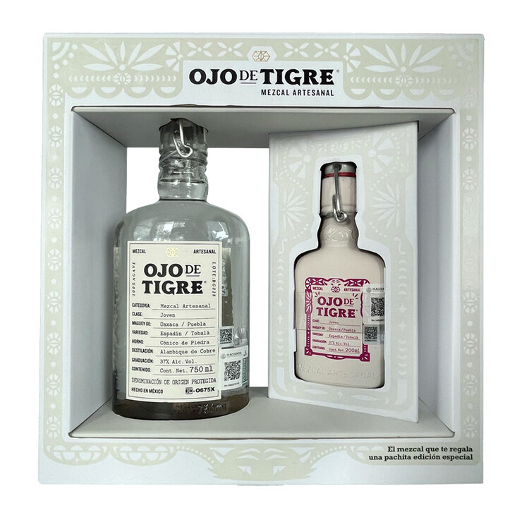 Mezcal Ojo de Tigre Joven 750ml + 200ml — Imagen 1 de 4