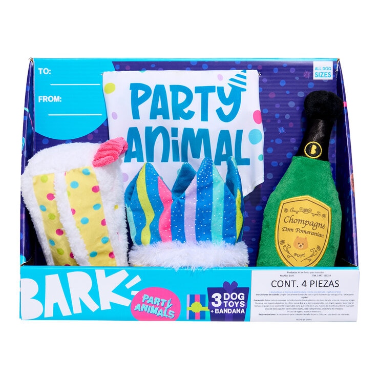 Bark Kit de Fiesta para Mascotas 4 pzs — Imagen 1 de 4