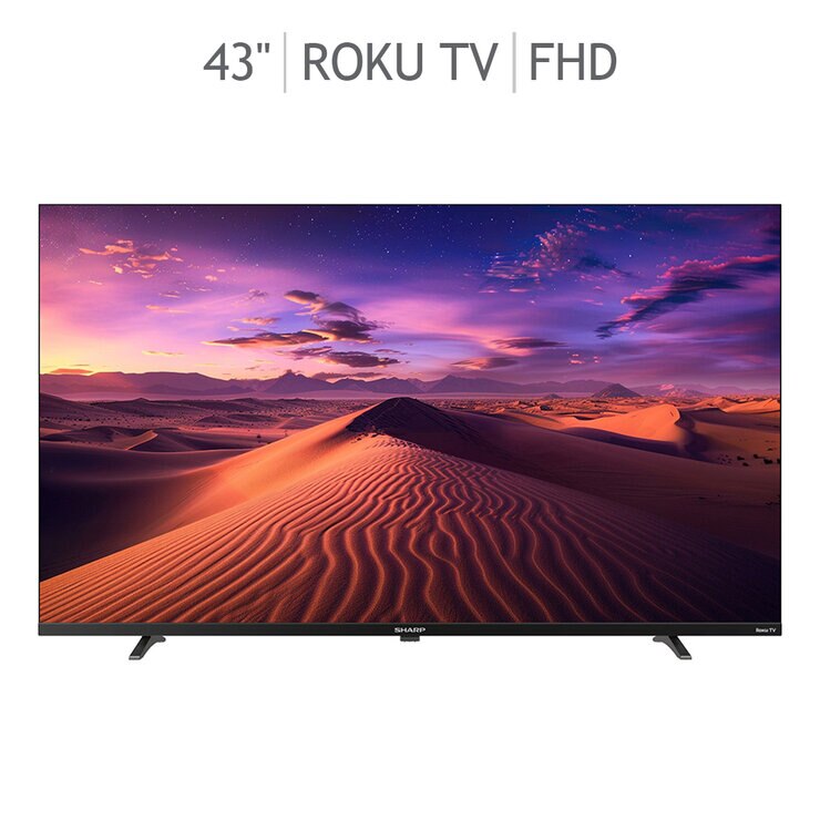 Sharp Pantalla 43" FHD ROKU TV — Imagen 1 de 4