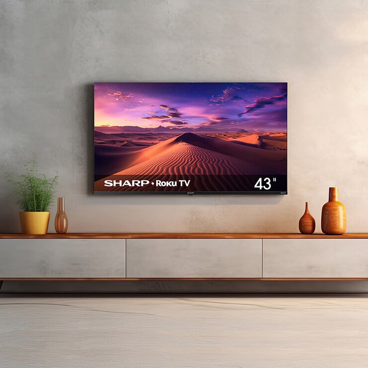 Sharp Pantalla 43" FHD ROKU TV — Imagen 4 de 4