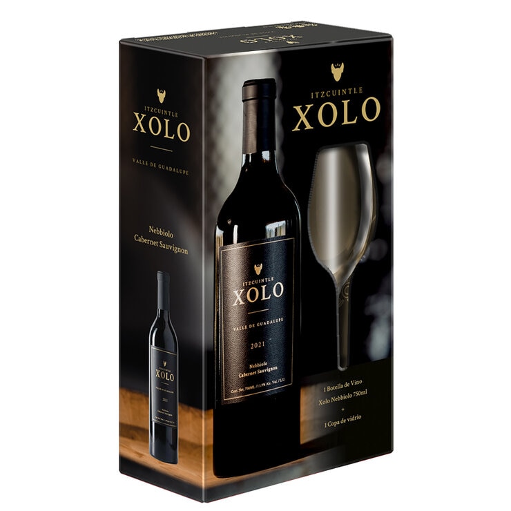 Vino Tinto Xolo Nebbiolo 750ml + Copa — Imagen 2 de 2