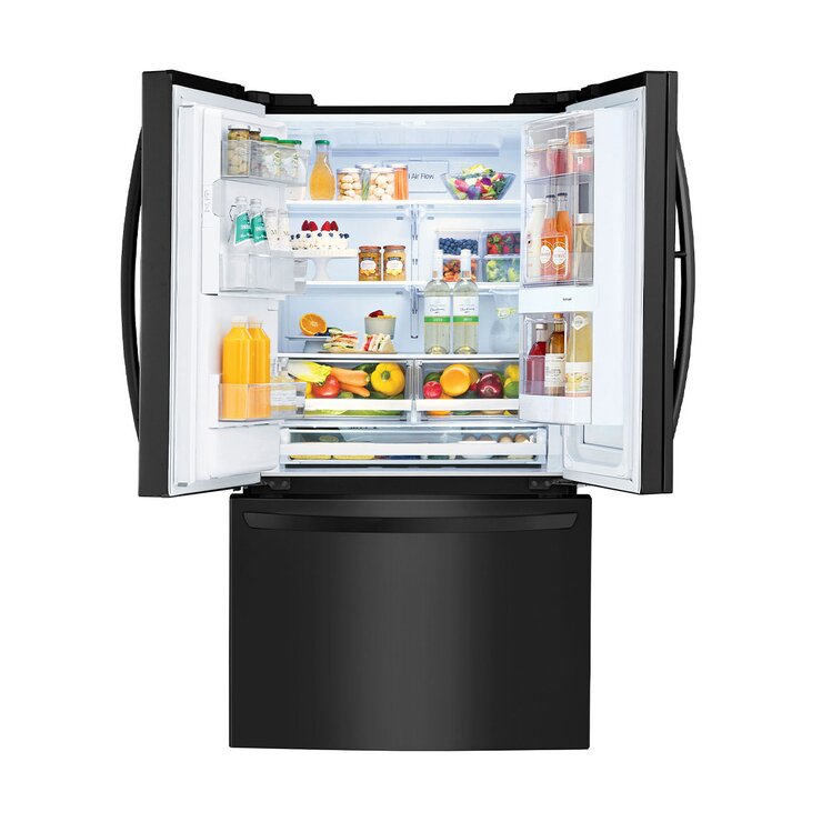 LG Refrigerador 28 pies French Door Instaview Black — Imagen 3 de 4