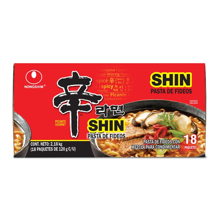 Nongshim Shin Ramyun 18 pzs de 120 gr — Imagen 1 de 4