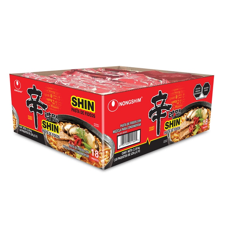 Nongshim Shin Ramyun 18 pzs de 120 gr — Imagen 4 de 4