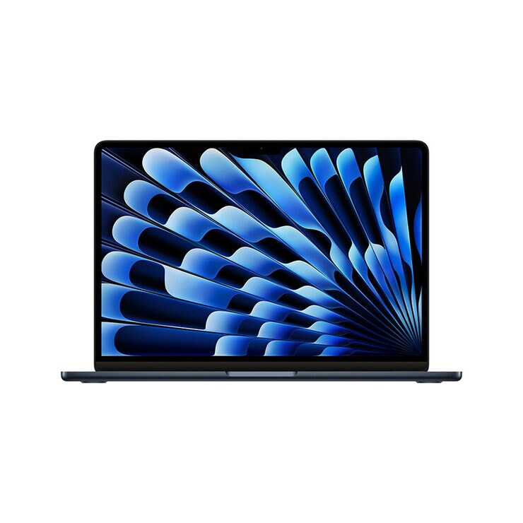Apple MacBook Air 13" Chip M3 256GB Medianoche CPU de 8 núcleos GPU de 8 núcleos Memoria unificada de 16GB — Imagen 1 de 4