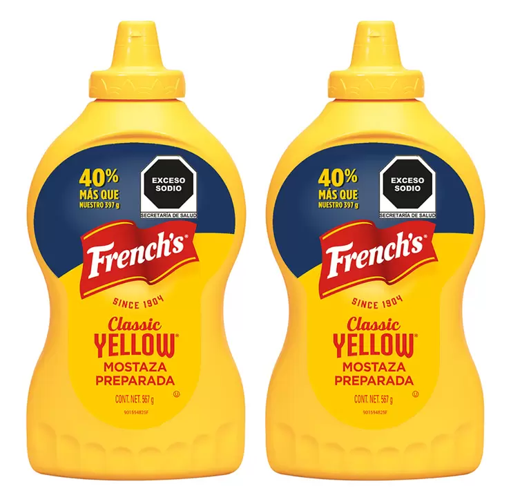 French´s Mostaza Preparada 2 pzas de 567 g — Imagen 1 de 3