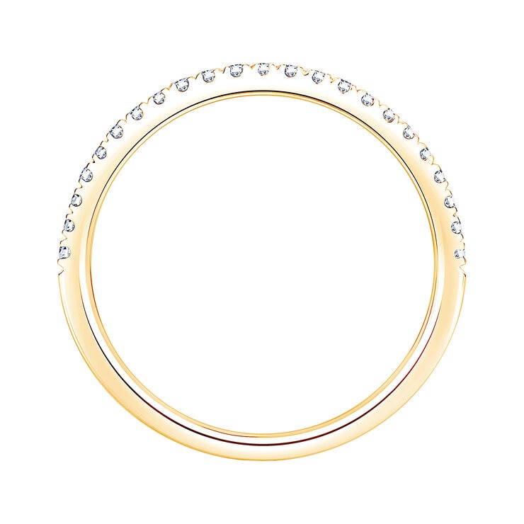Anillo, 0.90ctw Diamantes, Oro Amarillo de 14K — Imagen 2 de 4