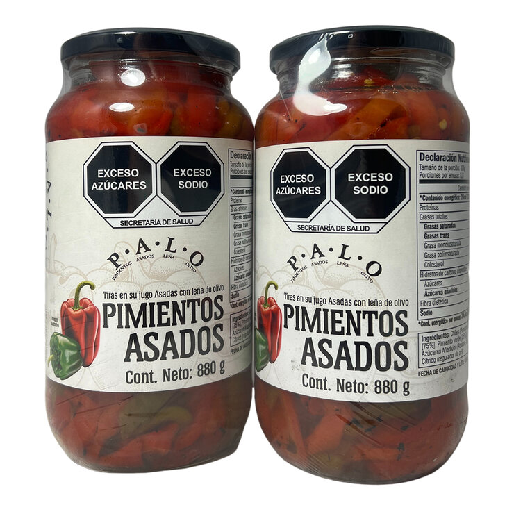 Palo Pimientos Asados 2 pzs de 880 g — Imagen 1 de 4