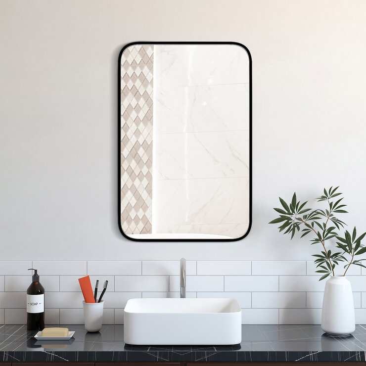 A&E, Lexy, Espejo Negro Rectangular 61x91 cm — Imagen 1 de 3