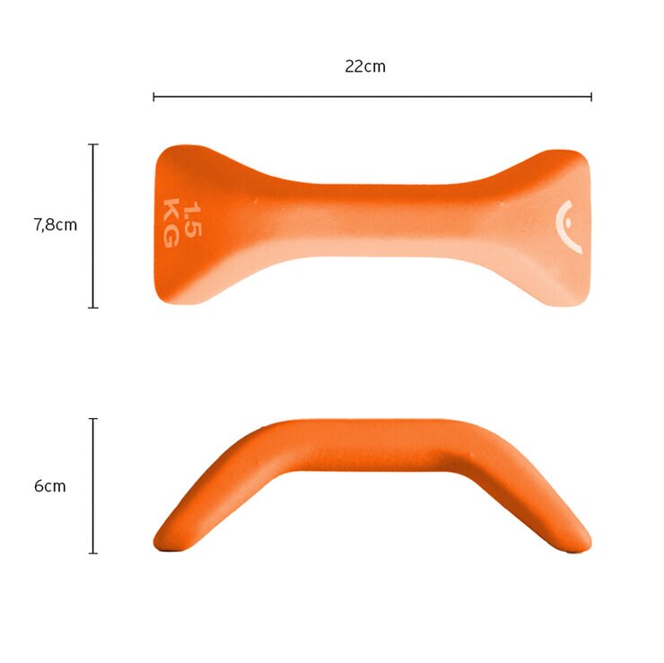 HEAD Set de Mancuernas de 1.5 kg — Imagen 3 de 4