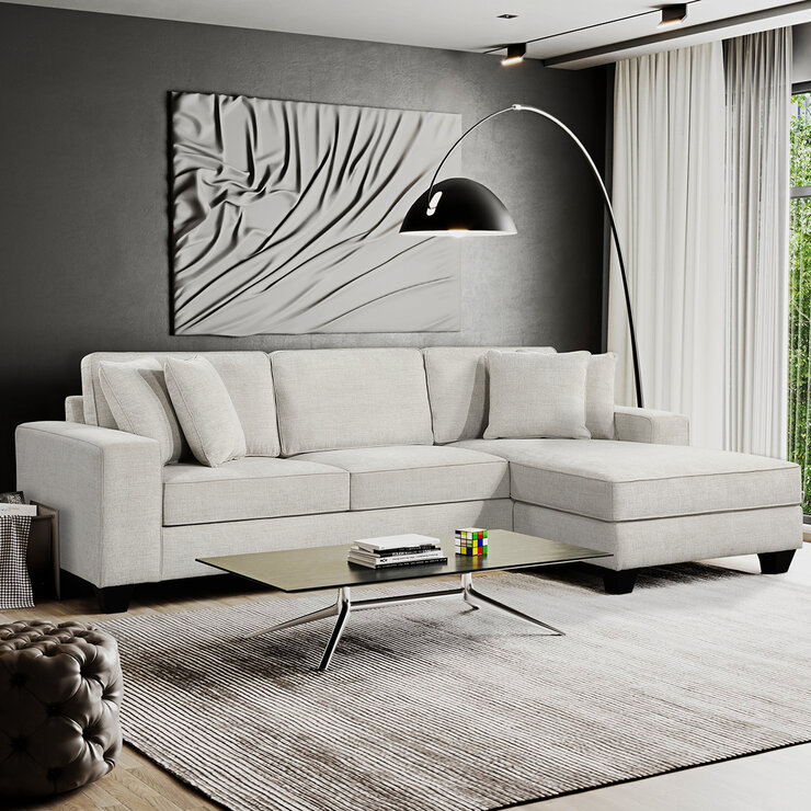 Stearns & Foster, Sofá Chaise Reversible — Imagen 1 de 4