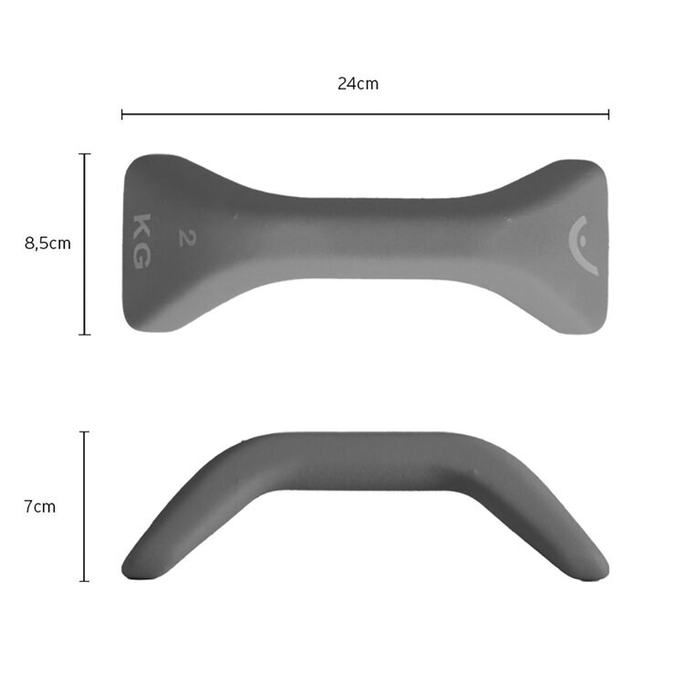 HEAD Set de Mancuernas de 2 kg — Imagen 2 de 4
