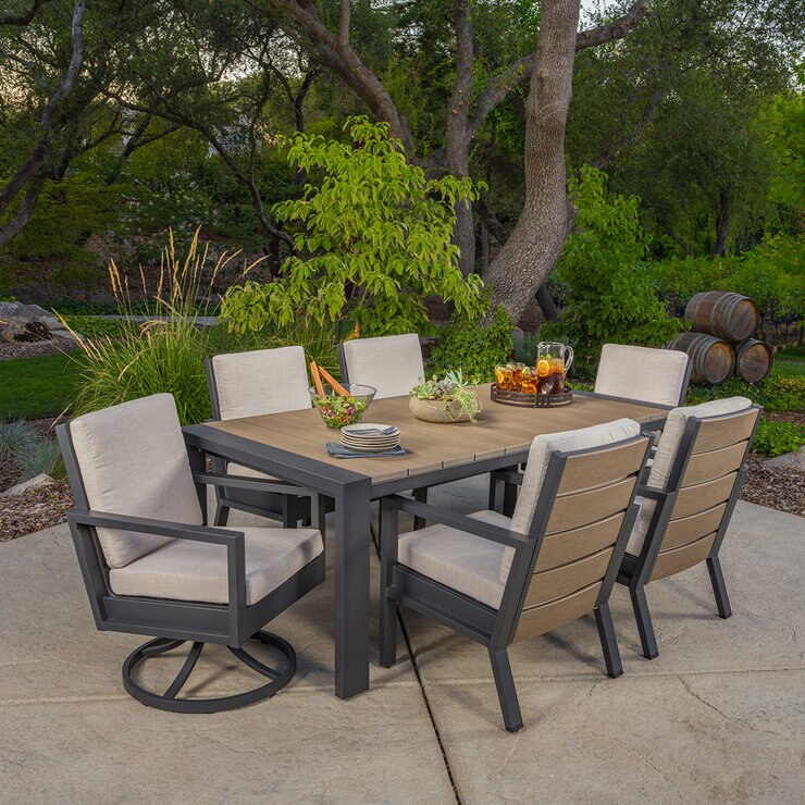 Sunvilla, Archer Comedor de 7 Piezas para Patio — Imagen 1 de 4