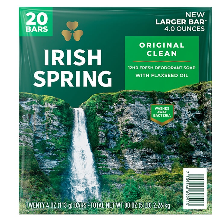 Irish Spring Jabón en Barra 20 pz de 113 gr — Imagen 1 de 4