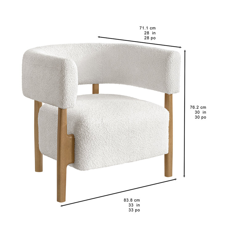 Northridge Home, 2 Sillas Decorativas de Tela — Imagen 3 de 4