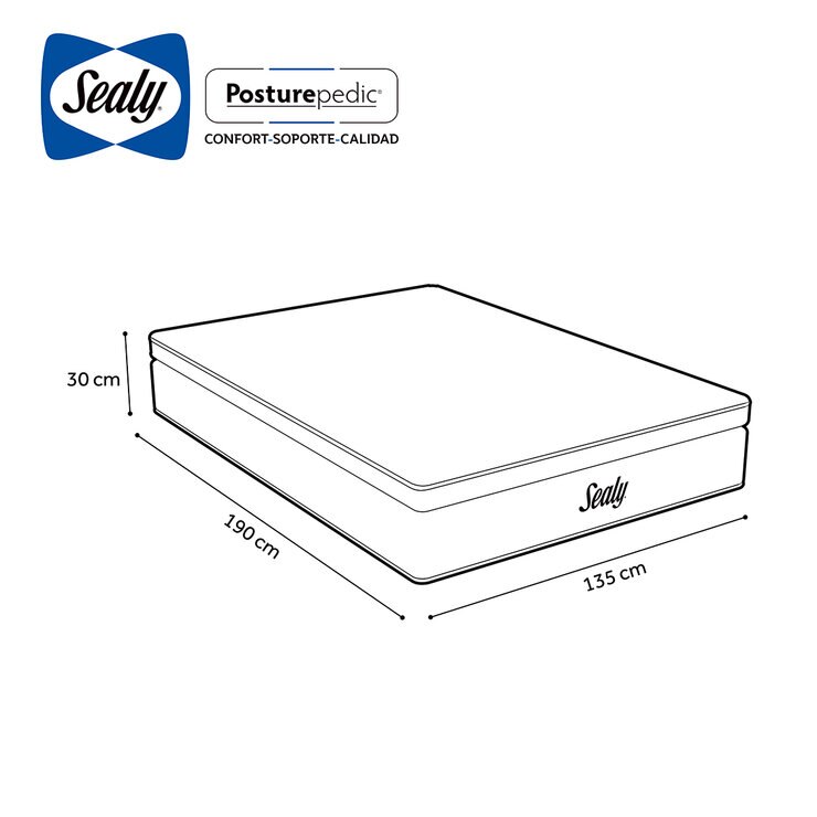 Sealy, Siena, Colchón Matrimonial — Imagen 4 de 4