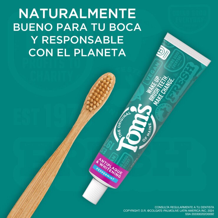 TOM'S Pasta Dental 4 pzas de 85 ml — Imagen 1 de 2