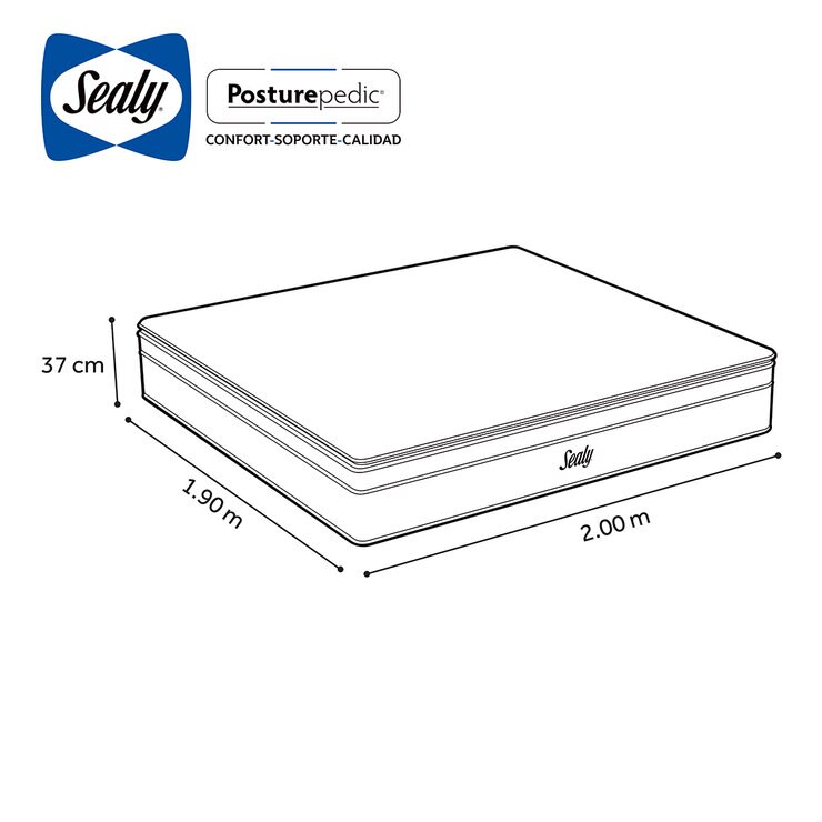 Sealy, Aspen, Colchón King Size — Imagen 3 de 4