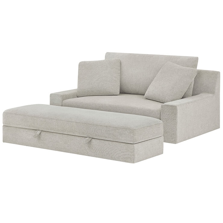 Thomasville, Sillón Extragrande de Tela con Otomano — Imagen 2 de 4