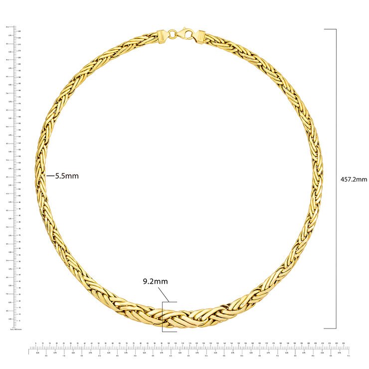 Cadena para Dama, 45.72cm, Oro Amarillo de 14K — Imagen 3 de 4