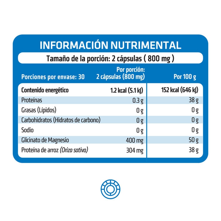 Healthaddiction Mag Glici Glicinato de Magnesio 2 Frascos de 60 Cápsulas c/u — Imagen 2 de 3