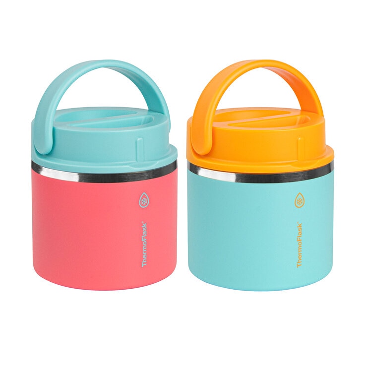 Thermoflask 2 Recipientes para Comida con Aislamiento al Vacio 591 mL