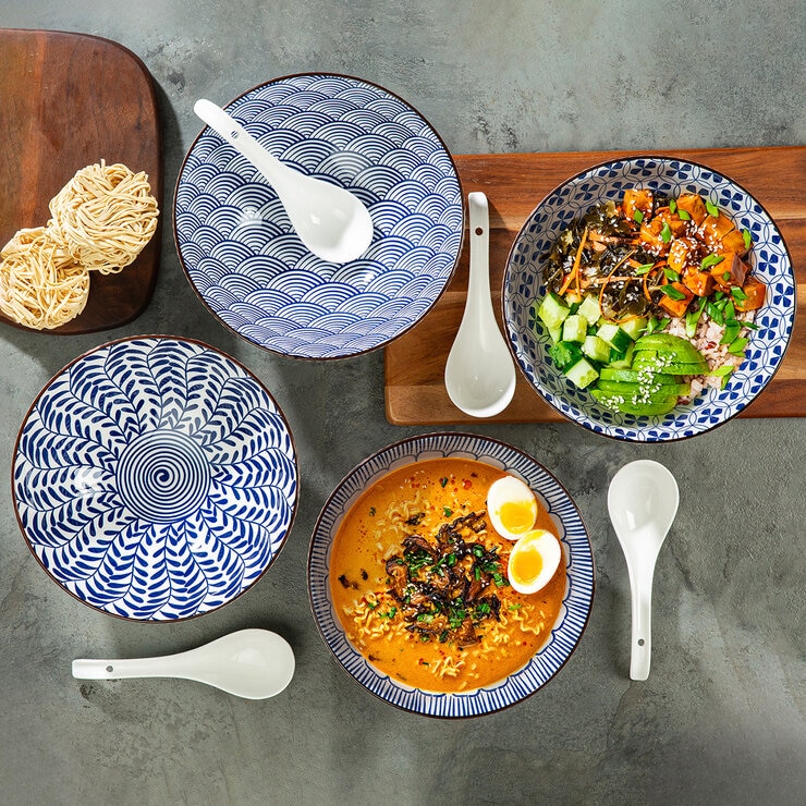 Signature Housewares Incorporated 4 Tazones con Cucharas — Imagen 2 de 4