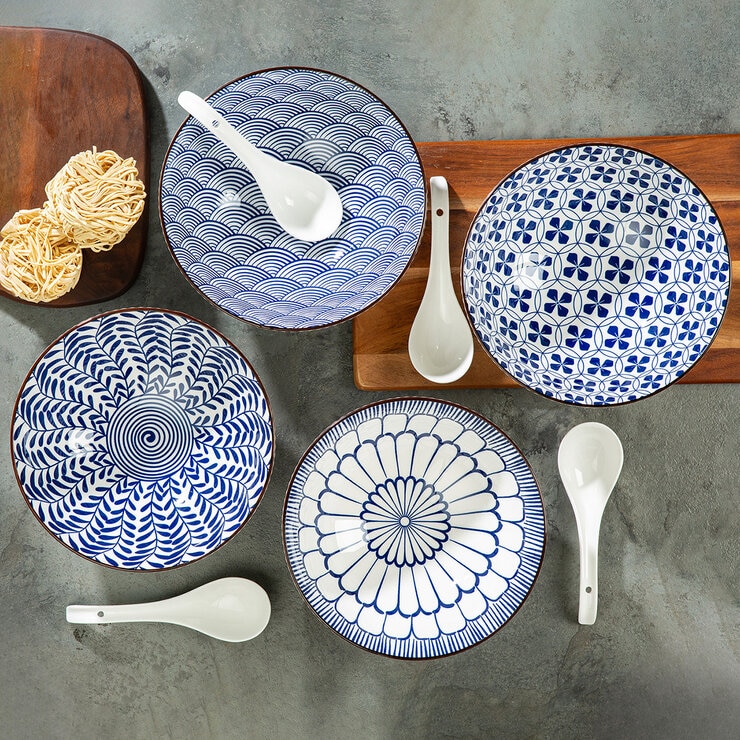 Signature Housewares Incorporated 4 Tazones con Cucharas — Imagen 3 de 4