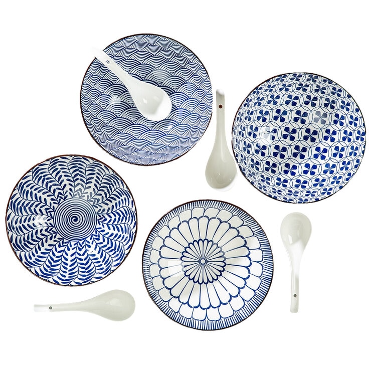 Signature Housewares Incorporated 4 Tazones con Cucharas — Imagen 4 de 4