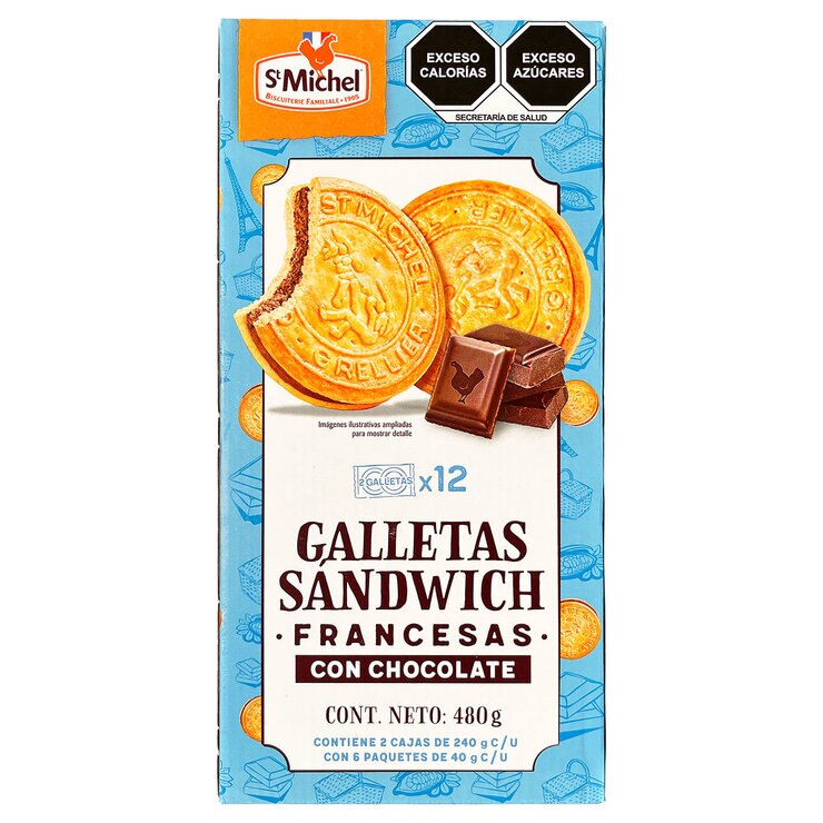 St. Michel Galletas Sandwich Francesas 480g — Imagen 1 de 2