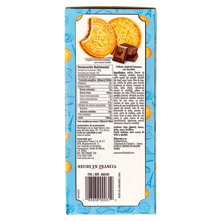 St. Michel Galletas Sandwich Francesas 480g — Imagen 2 de 2