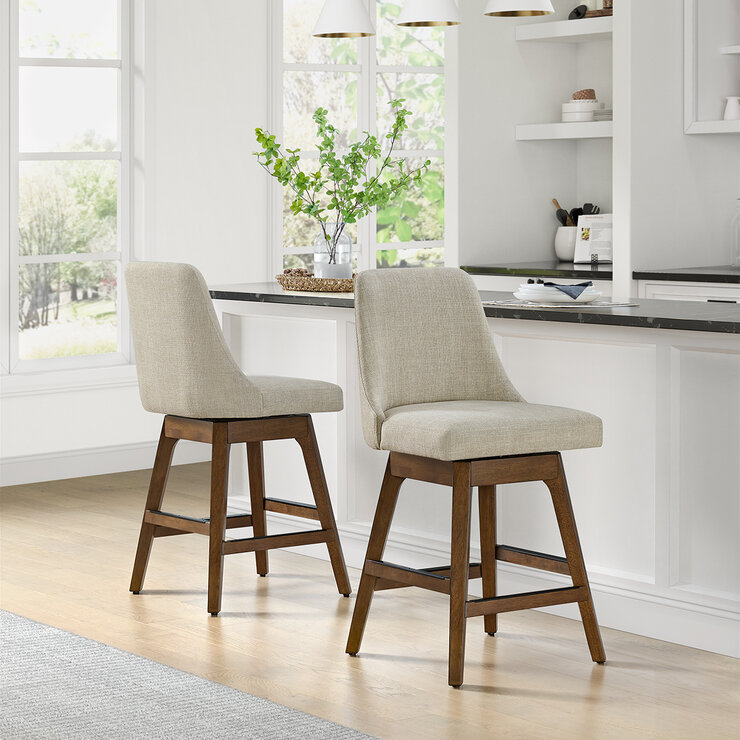 Bayside Furnishings Taburete Giratorio para Mostrador — Imagen 3 de 4