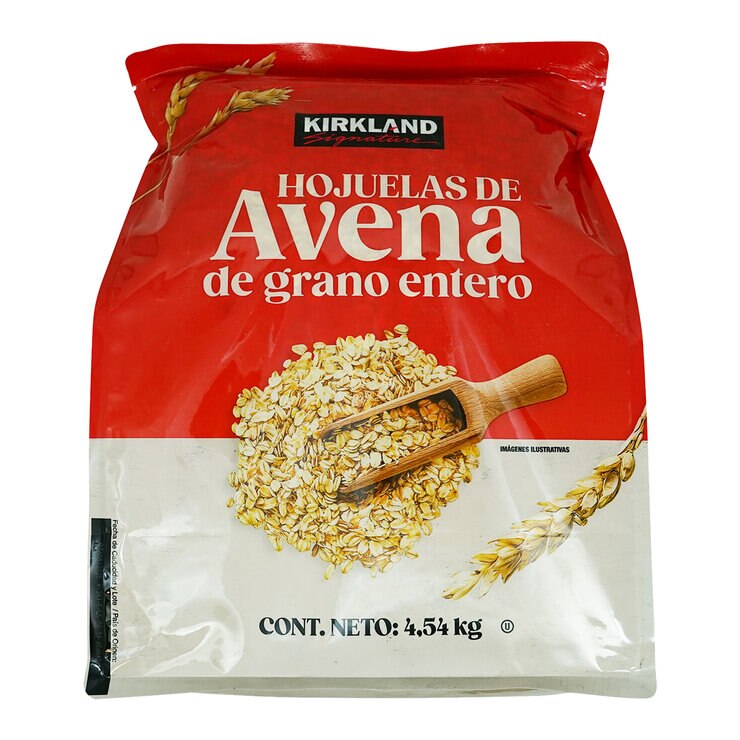 Kirkland Signature Hojuelas de Avena de Grano Entero 4.5 kg — Imagen 1 de 2