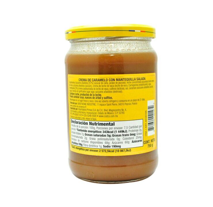Comtes de Provence Crema de Caramelo con Mantequilla Salada 750 gr — Imagen 2 de 2