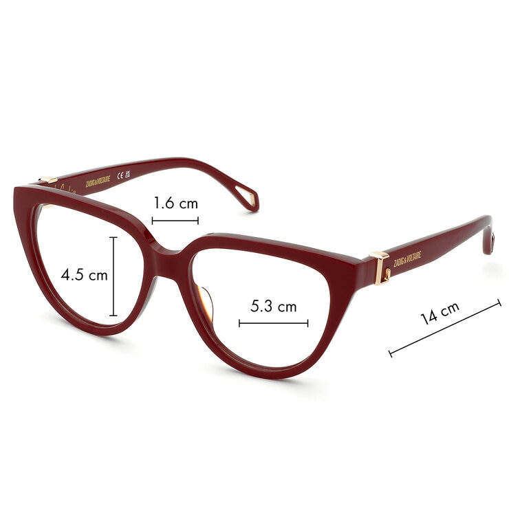 Zadig & Voltaire VZV424 Armazón Oftálmico — Imagen 3 de 4