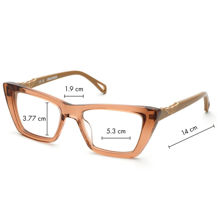 Zadig & Voltaire VZV426 Armazón Oftálmico — Imagen 3 de 4