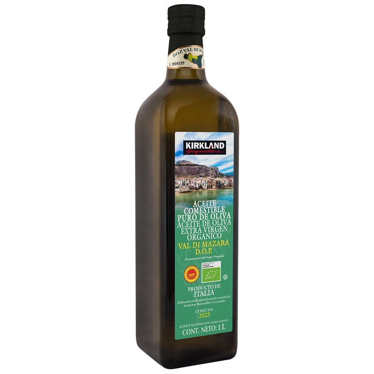 Kirkland Signature Aceite de Oliva Extravirgen Orgánico Val Di Mazara D.O.P 1 l — Imagen 4 de 4
