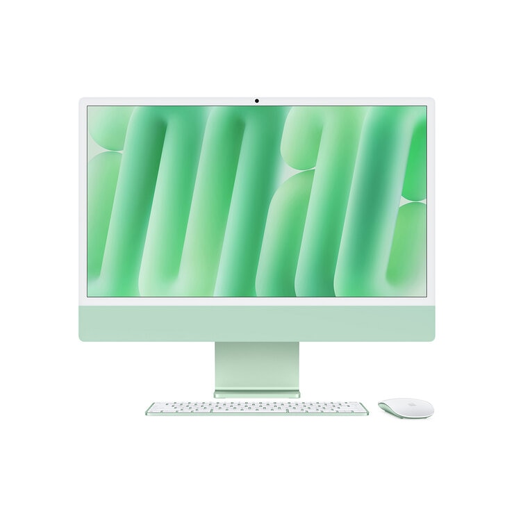 Apple iMac 24" 512GB 4.5K Chip M4 Verde CPU de 10 Núcleos GPU de 10 Núcleos Memoria Unificada de 16GB