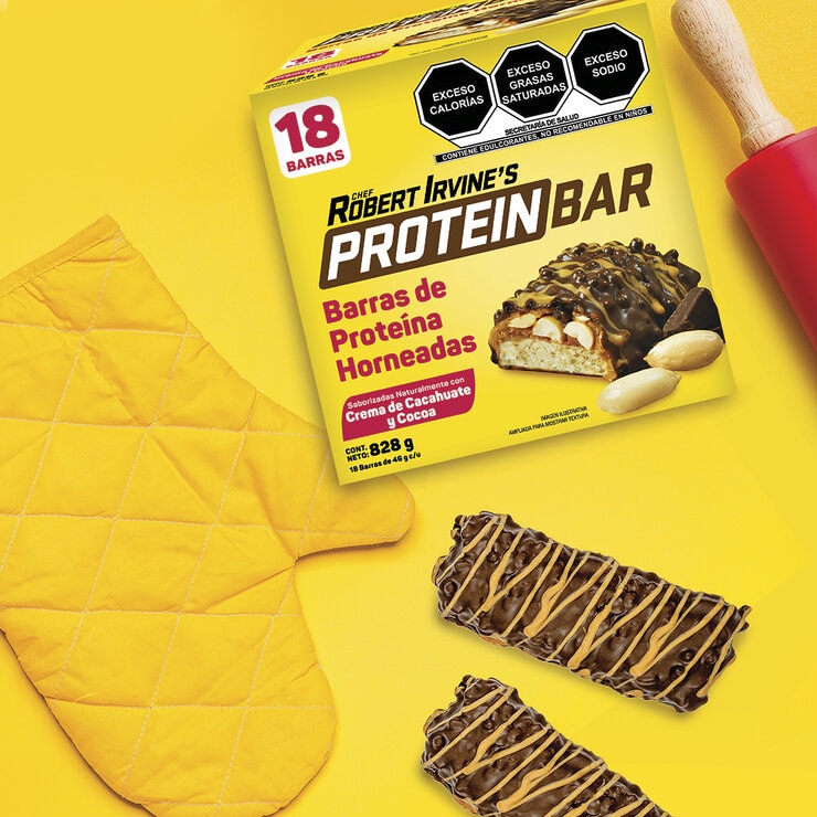 Chef Robert Irvine's Barras de Proteína Horneadas 18 pzas de 46 g — Imagen 4 de 4