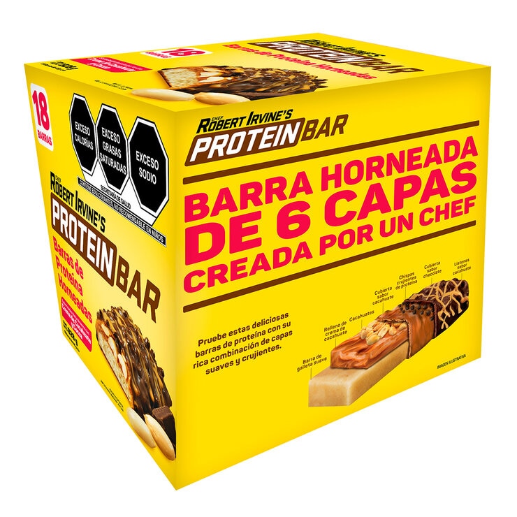 Chef Robert Irvine's Barras de Proteína Horneadas 18 pzas de 46 g — Imagen 2 de 4