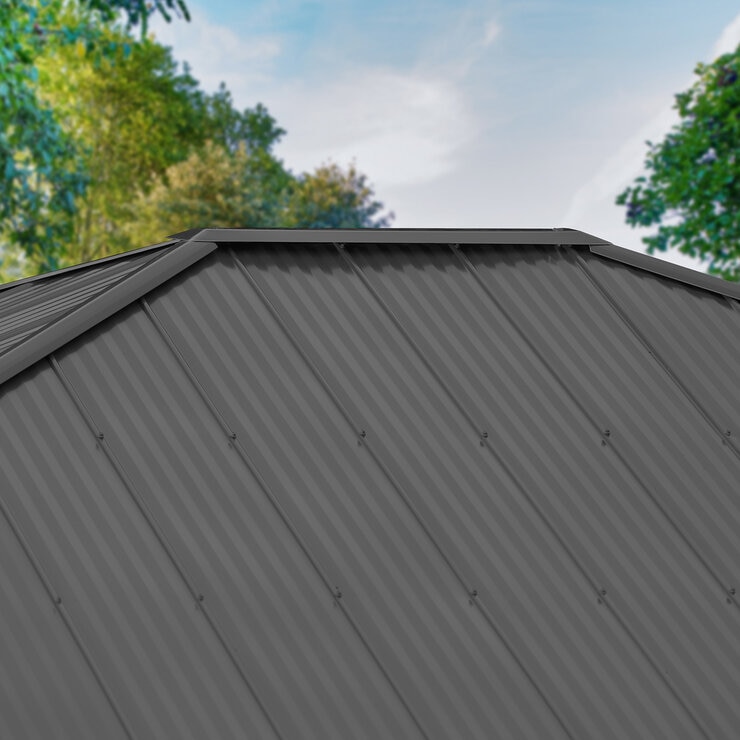 Yardistry, Gazebo de Madera de 3.7 m x 4.3 m — Imagen 2 de 4