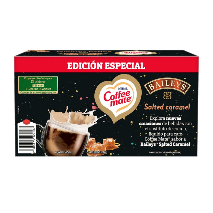 Coffee Mate Líquido Baileys Salted Caramel 3 pzs 530 g — Imagen 2 de 4