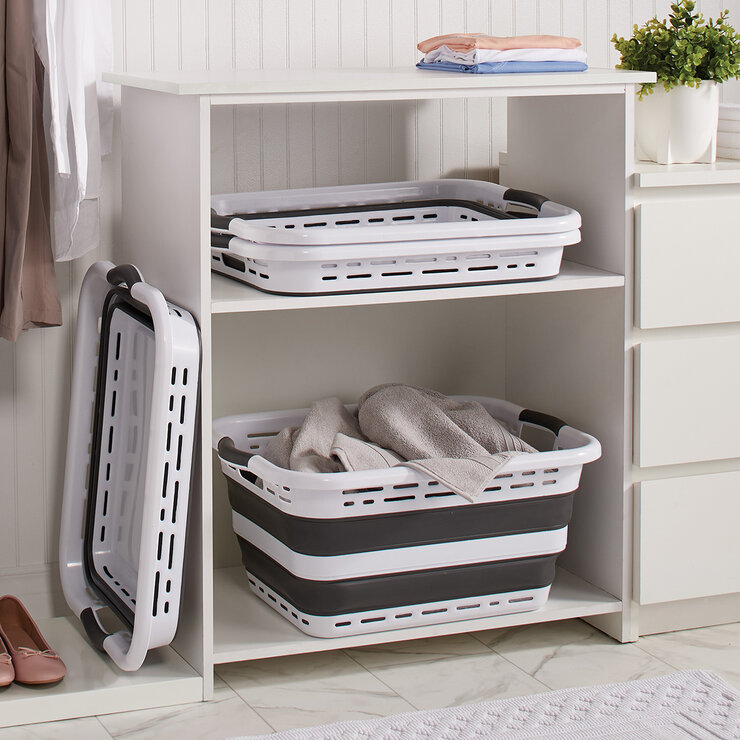 Vanderbilt Home Products Cesta de Lavandería Compacta — Imagen 2 de 4