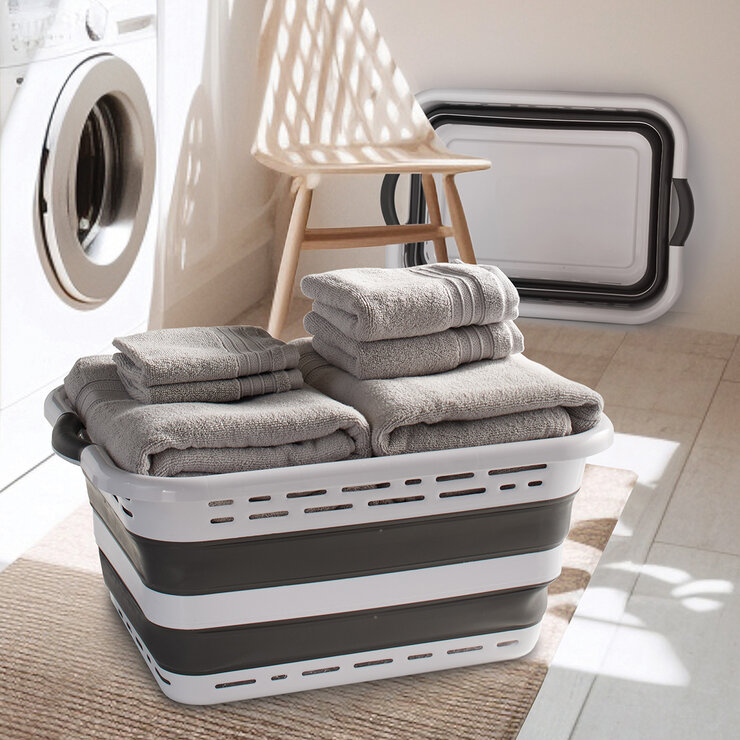 Vanderbilt Home Products Cesta de Lavandería Compacta — Imagen 3 de 4